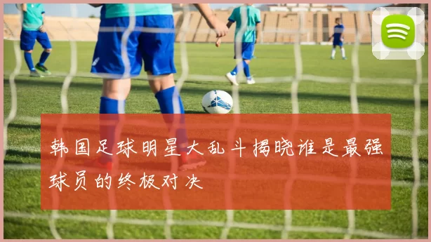 韩国足球明星大乱斗揭晓谁是最强球员的终极对决