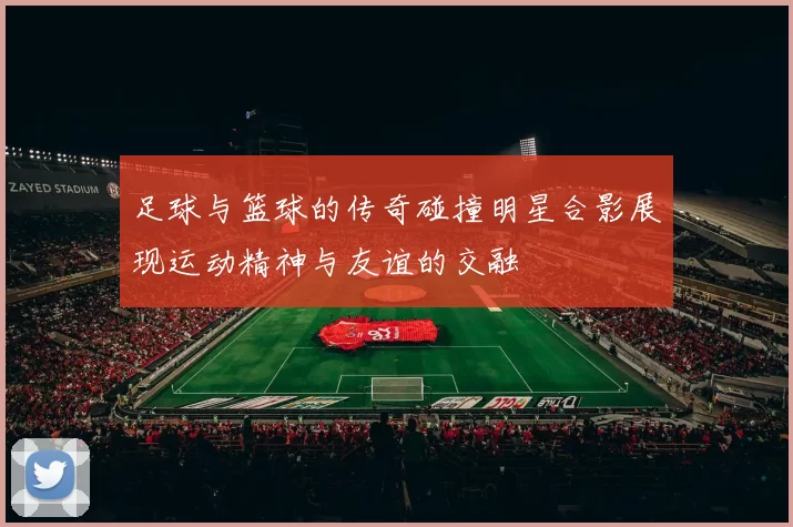 足球与篮球的传奇碰撞明星合影展现运动精神与友谊的交融